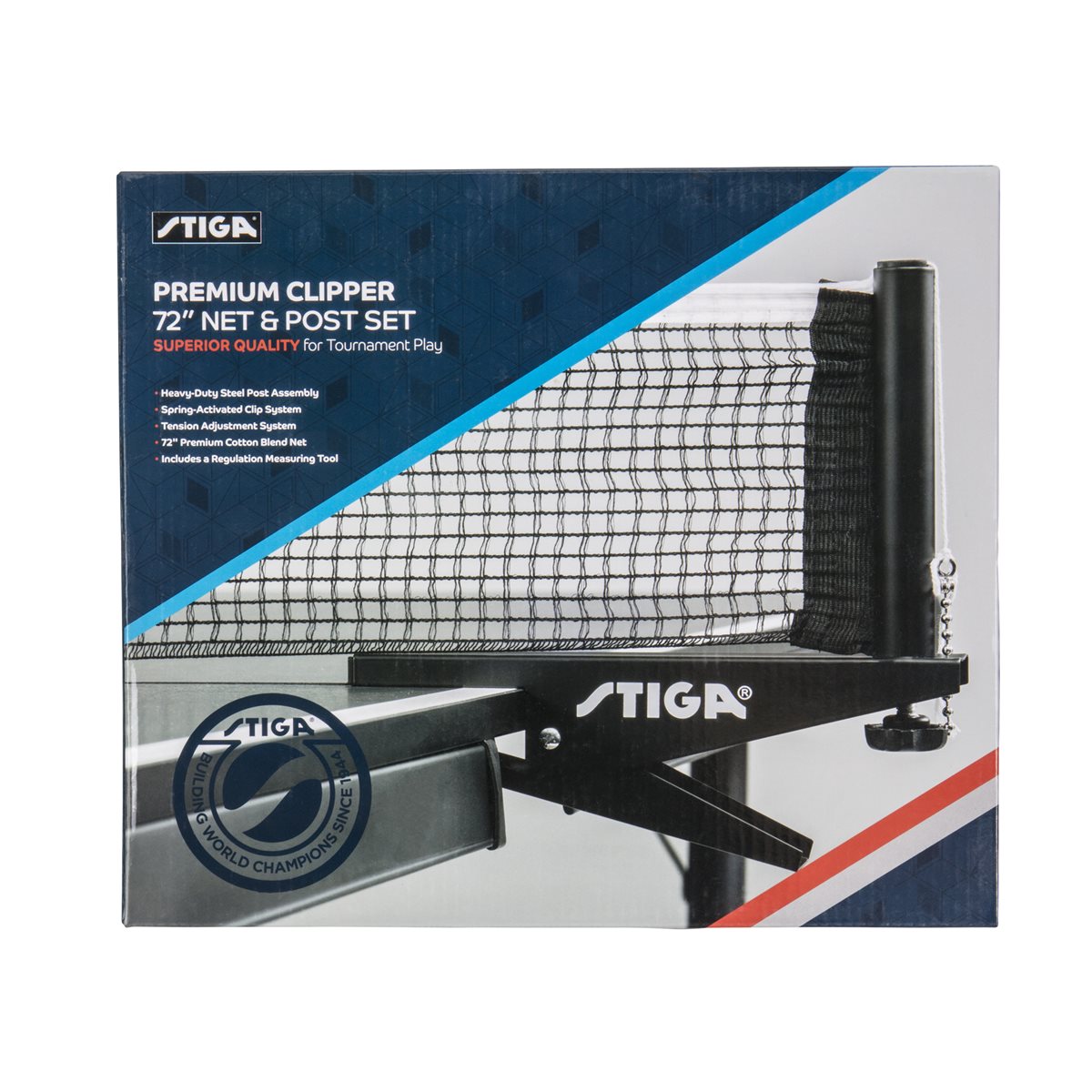 STIGA PREMIUM CLIP - POTEAUX FILET TENNIS DE TABLE