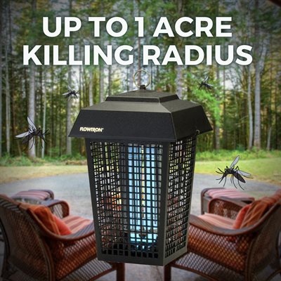 Flowtron 1 Acre Outdoor 40W Bug Zapper, Electronic Insect Killer