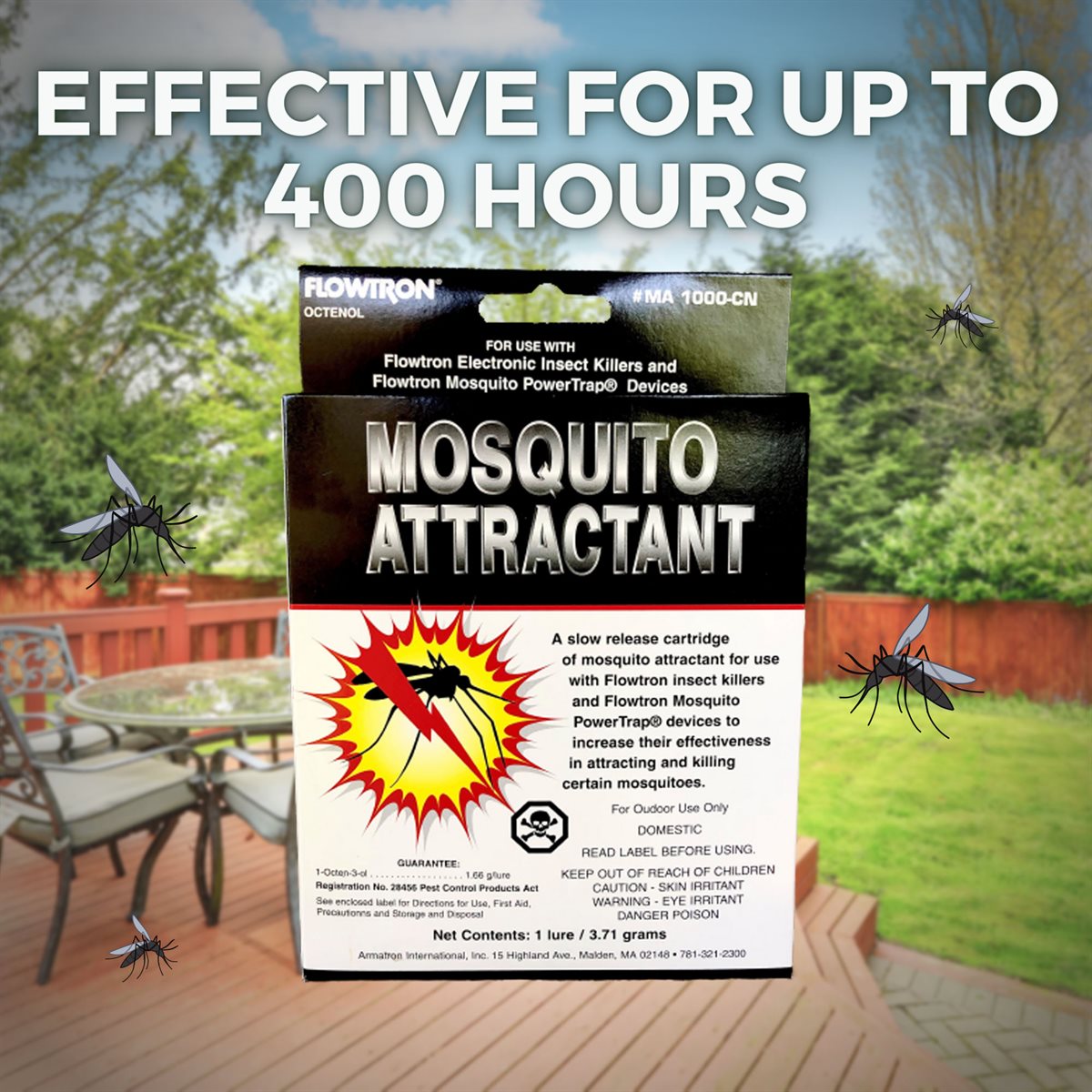Flowtron Insect Killer Octenol Mosquito Attractant Cartridge